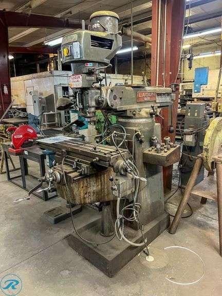 Lagun Republic FTV.1 Vertical Knee Milling Machine, 42" x 9" Table, Auto Table Slide, Kool Mist Coolant System