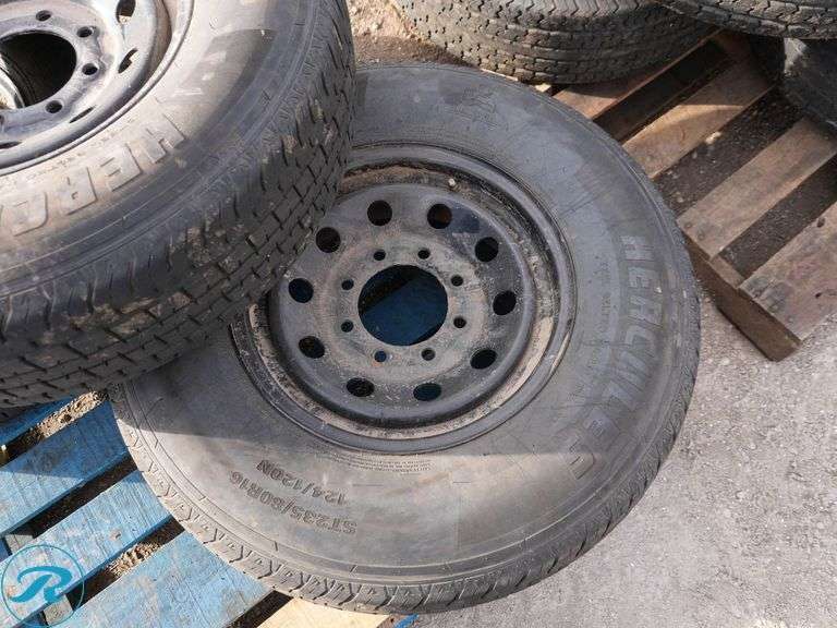 (3) Steel Wheels W/2023 Hercules Strong Guard ST235/80R16 Tires - Roller Auctions