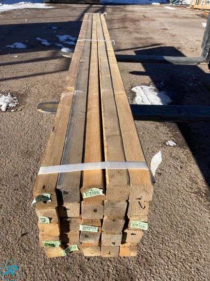 (25) White Wood Strips Furring 2" x 2"x 8ft