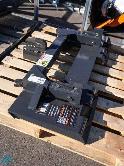 New Wolverine PT-16-01C 3-Point Attachment Plate to Fit Skid Steer ...