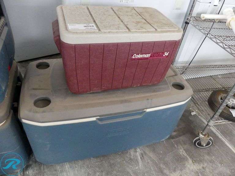 (2) Coleman Coolers - Roller Auctions
