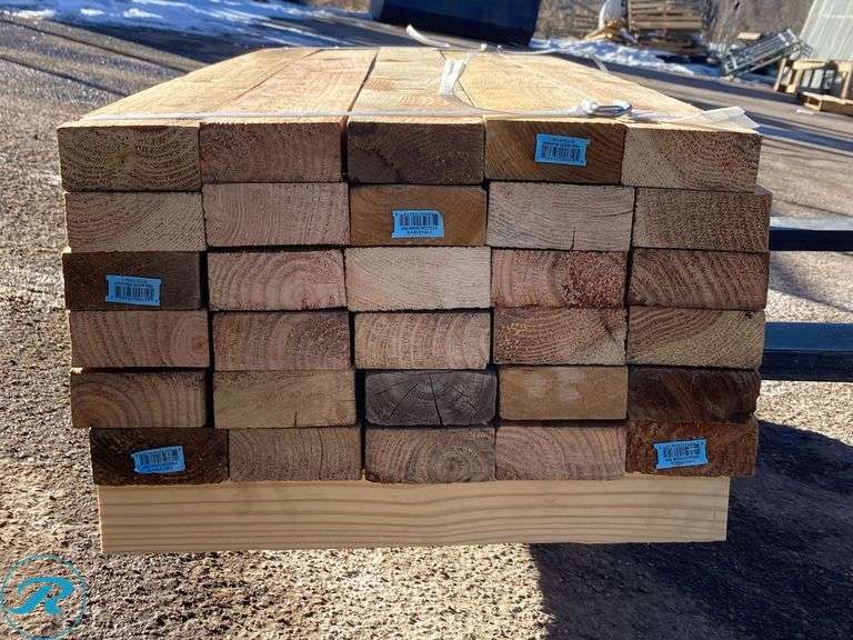 (30) Cedar 2" x 4" x 4ft - Roller Auctions