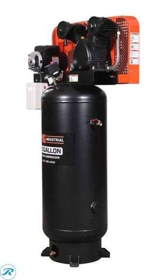 New TMG Industrial TMG-ACE65 Electric Vertical Air Compressor, 2-Stage, 65-Gallon