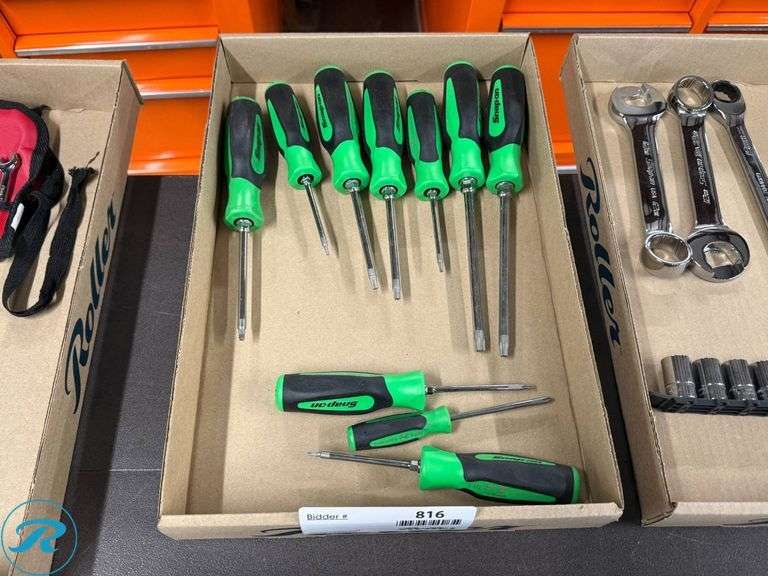 Tray of Snap-on Torx Screwdrivers - Roller Auctions