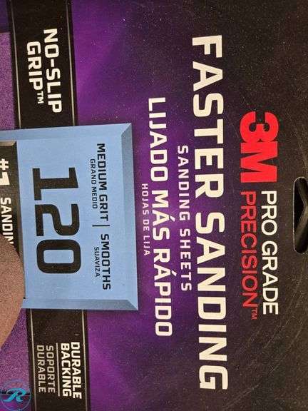 Electric Belt Sander and (2) Trays of Sanding Belts - Roller Auctions