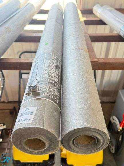 (2) Rolls of Superior Landscape Fabric, 6’x100′