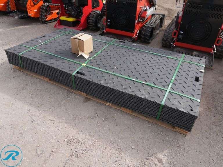 (12) New Sheets of SKLP SK-LJB12 Polyethylene Roadbed Protection Pads, 95" x 47" - Roller Auctions