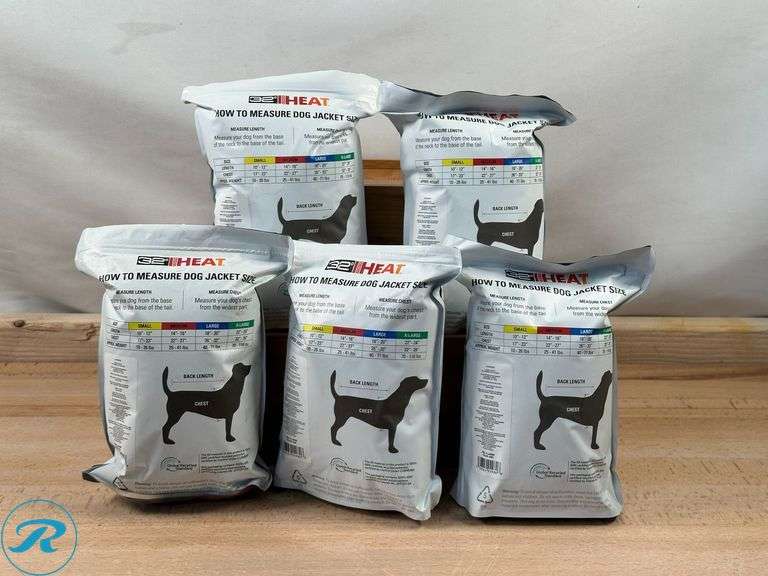 (5) 32 Degrees Heat: Dog Jacket, Red Flannel, XL- Like New - Roller Auctions