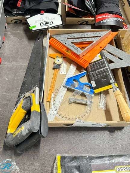 Measuring Tools and Hand Saw - Roller Auctions