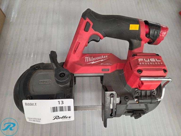 Milwaukee M12 Fuel Cordless Compact Band Saw - Roller Auctions