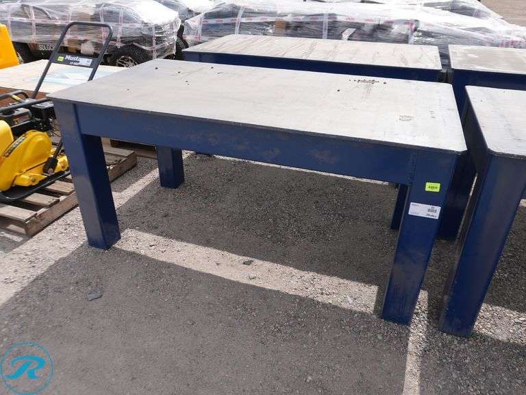 New Steel Nesting Table, 68" x 36" x 33" High - Roller Auctions