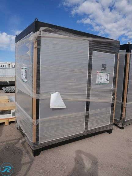 New KJ K1522 Portable Restroom, With Shower, Toilet, Sink, Fan and Window, 8' H x 7' W x 5' Deep - Roller Auctions