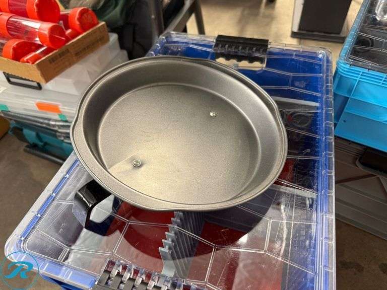 Stackable Plastic Storage Bins with Transparent Lids and Dividers - Roller Auctions