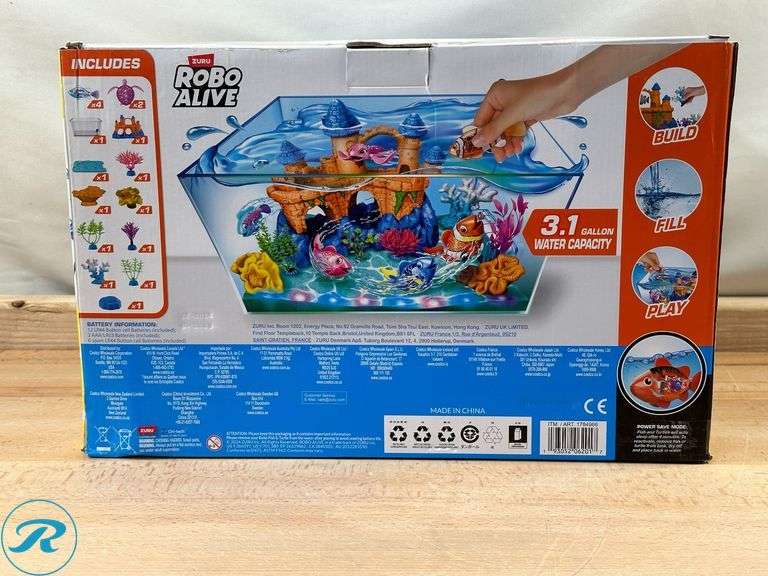 Robo Alive Light Up Aquarium Set - New - Roller Auctions