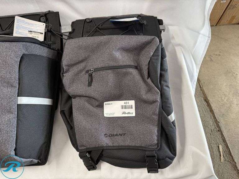 (2) Giant MIK System Pannier Bags, Large and Small - Roller Auctions