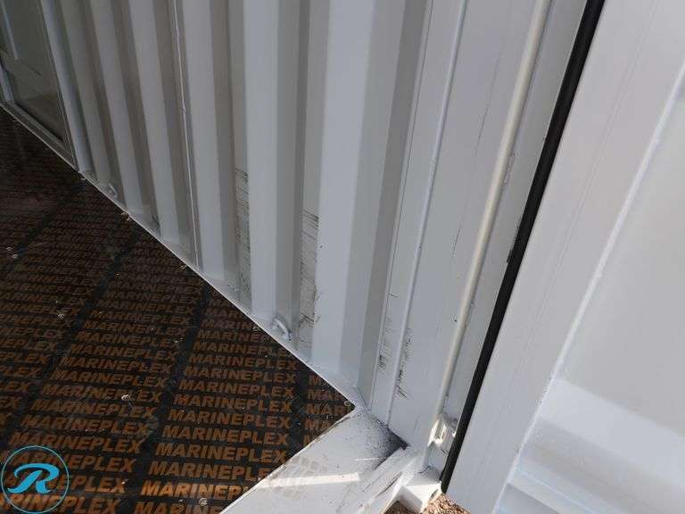 New Steel Storage Container, 10' L X 88" W X 98" H, Side Entry Door And Window, Forklift Pockets - Roller Auctions