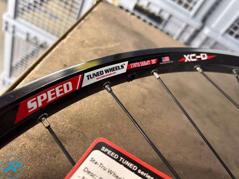 Sta-Tru RW26XCD Speed Tuned XC-D Rear Wheel and Two Spoked Replacement Wheels - Roller Auctions