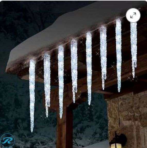 (3) GE: Energy Smart Random Sparkle 20-Count 100 LED Twinkling Ice Crystal Icicle Set- New - Roller Auctions