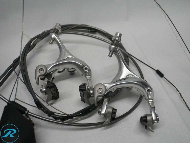 Shimano 105 R7000 and Tiagra 4500 Components with Shifters, Front Derailleur and Ultegra Calipers - Roller Auctions