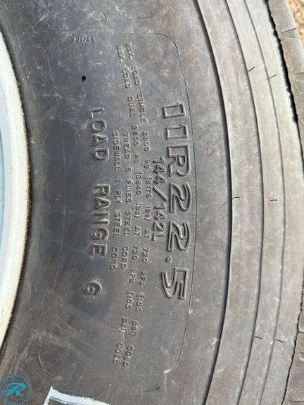 2007 Goodyear G149 RSA 11R22.5 Tire with Wheel - Roller Auctions