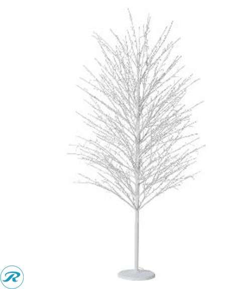 7-FT Christmas Twinkle Tree with Lights 1280 LED Warm White Lights- New