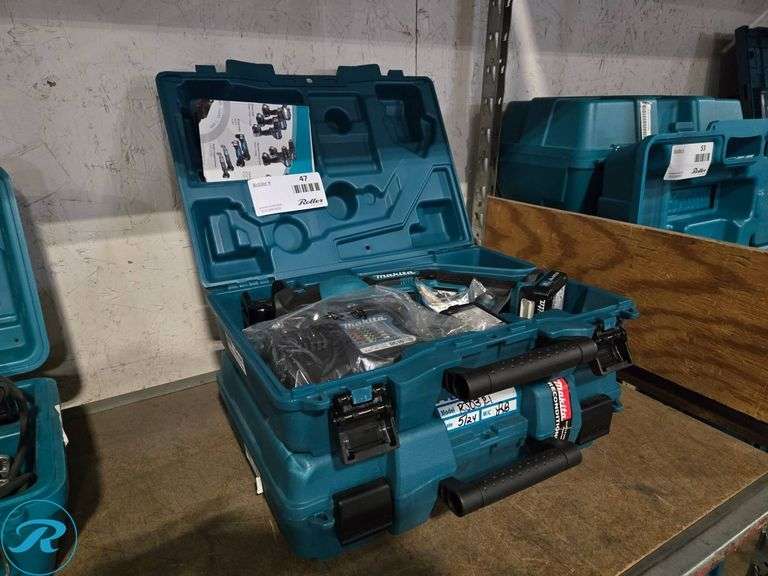 (2) Makita RJ03 12V Reciprocating Saws With Cases