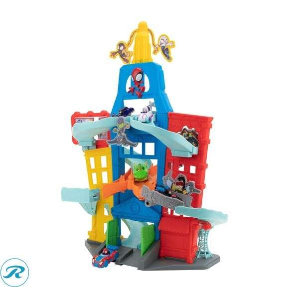 Marvel Spidey and Friends Amazing Metals City Track Set - New - Open Box - Roller Auctions