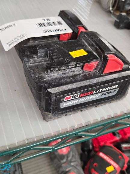 (2) Milwaukee M18 REDLITHIUM High Output XC6.0 Batteries