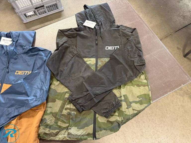 (2) Deity Fastback Men’s Windbreakers, Size L - Roller Auctions