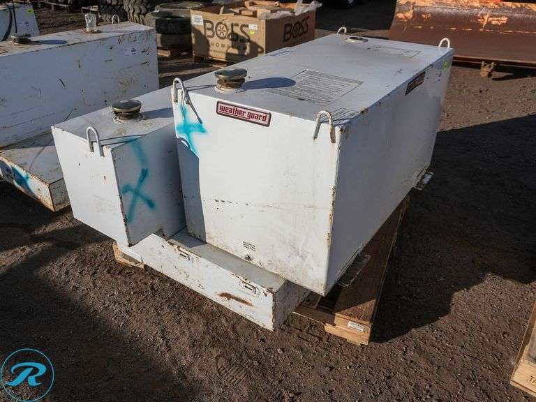 (2) Weather Guard Fuel Tanks - Roller Auctions