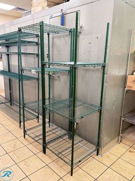 (2) Metro Super Adjustable Epoxy Coated Wire Rack, 24in x 24in x 74in