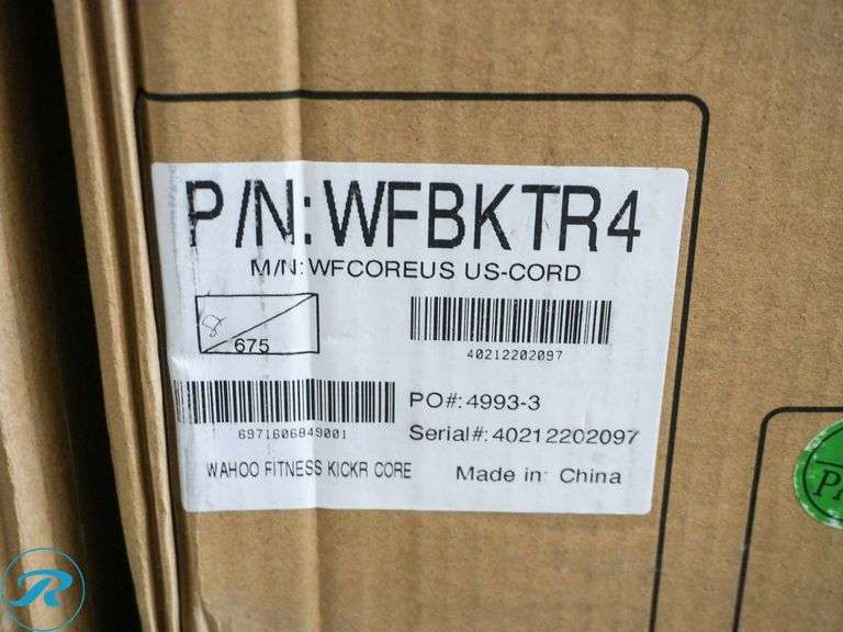 Wahoo KICKR Core Smart Bike Trainer - Roller Auctions