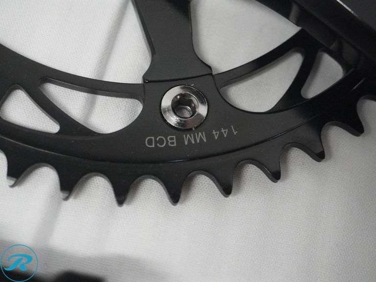 Phil Wood & Co. Crankset with 46T Chainring, 165mm Arms, and Bottom Bracket - Roller Auctions