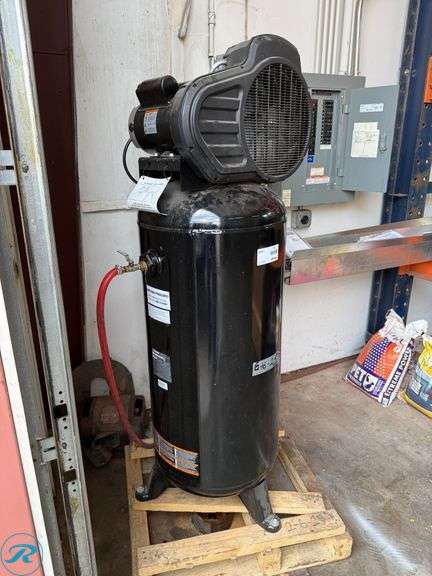 Husky C630H Vertical Air Compressor, 2-Stage, 175 Psi, 60 Gallon - Roller Auctions