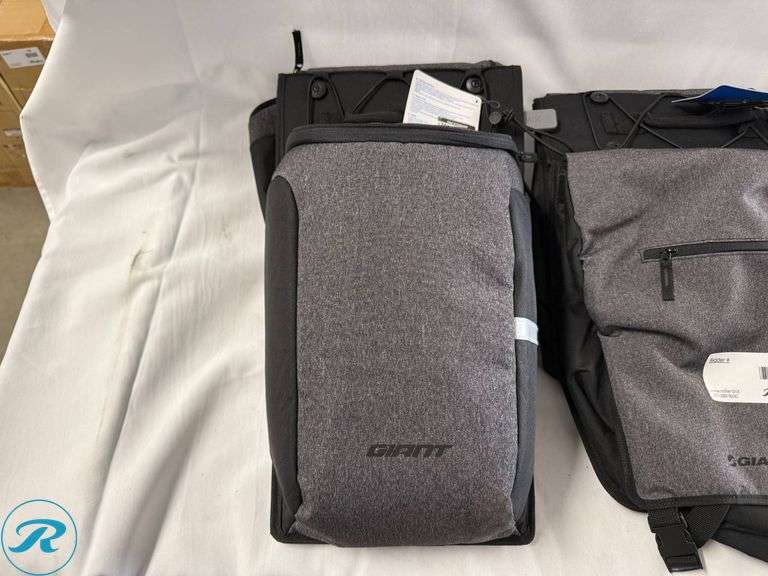 (2) Giant MIK System Pannier Bags, Large and Small - Roller Auctions