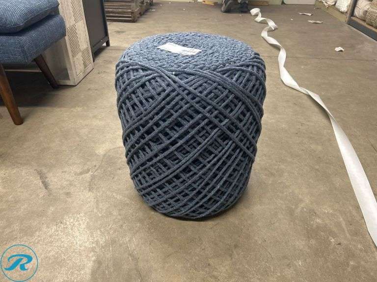 Yarn Woven Ottoman