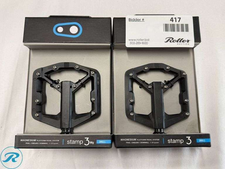 (2) Crankbrothers Stamp 3 Pedal Sets, Small - Roller Auctions