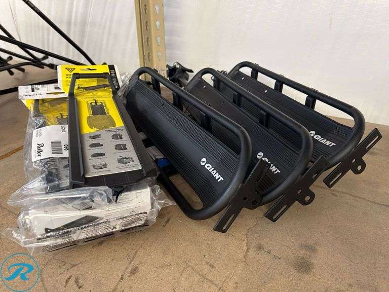 Giant Rack-It Beam Racks and Topeak QuickTrack Adapters - Roller Auctions