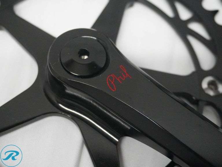 Phil Wood & Co. Crankset with 46T Chainring, 165mm Arms, and Bottom Bracket - Roller Auctions