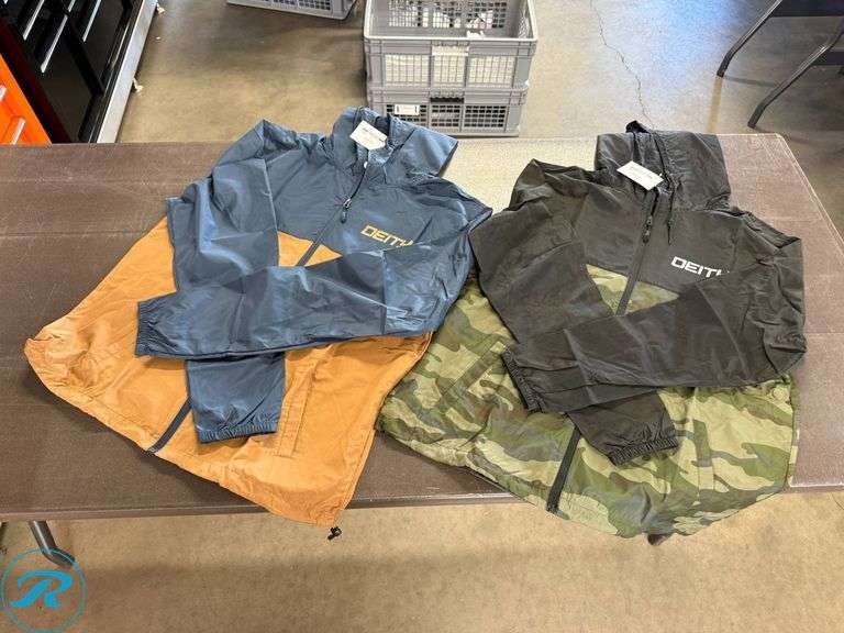 (2) Deity Fastback Men’s Windbreakers, Size L - Roller Auctions