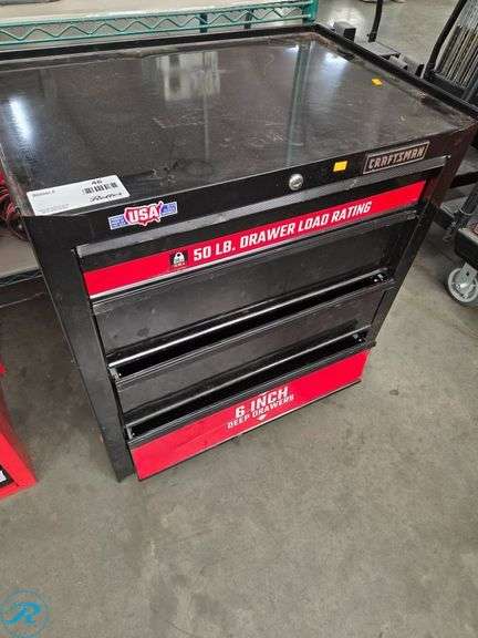 Craftsman Tool Chest with 6-Inch Deep Drawers and 50 lb Drawer Load Rating