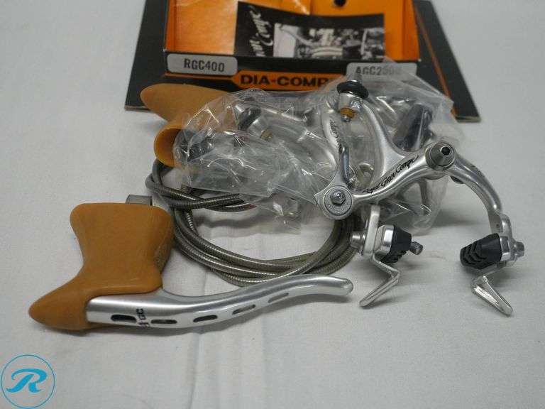 Dia-Compe Royal Gran Compe 400 Bicycle Brake Set with Levers - Roller Auctions