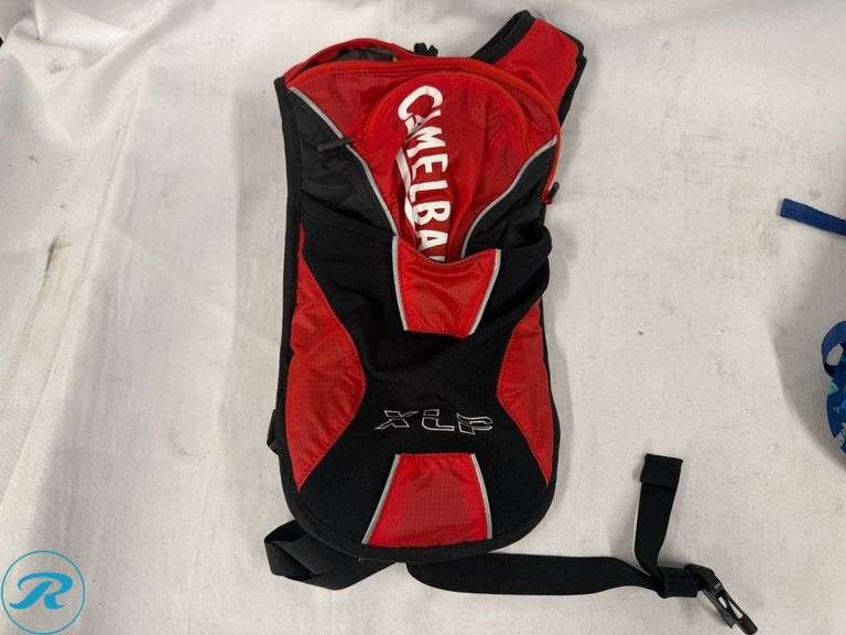 CamelBak XLP Hydration Backpack, Mini M.U.L.E. 50oz Hydration Pack, and Crux 1.5L Reservoir - Roller Auctions