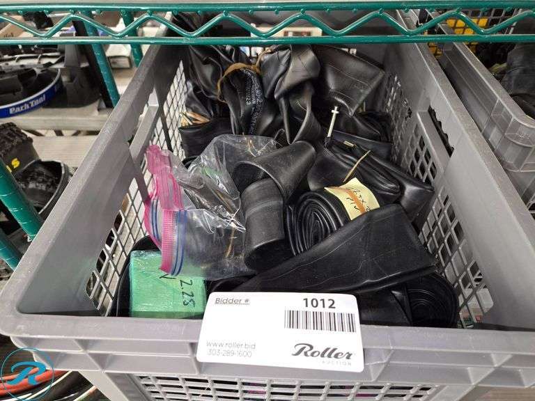 Crate of Bicycle Inner Tubes - Roller Auctions