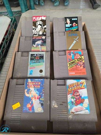 (9) Nintendo Entertainment System (NES) Game Cartridges - Roller Auctions