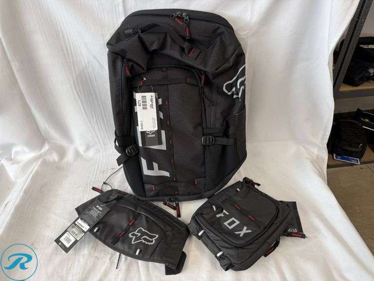 Fox Transition Backpack, Hip Pack Slim, and Hip Pack - Roller Auctions