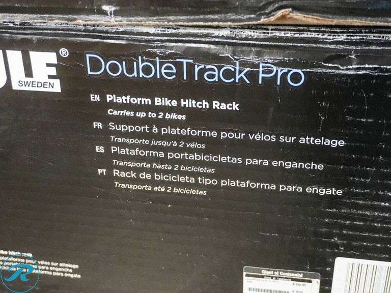 Thule DoubleTrack Pro Platform Hitch Mounted 2-Bike Carrier - Roller Auctions