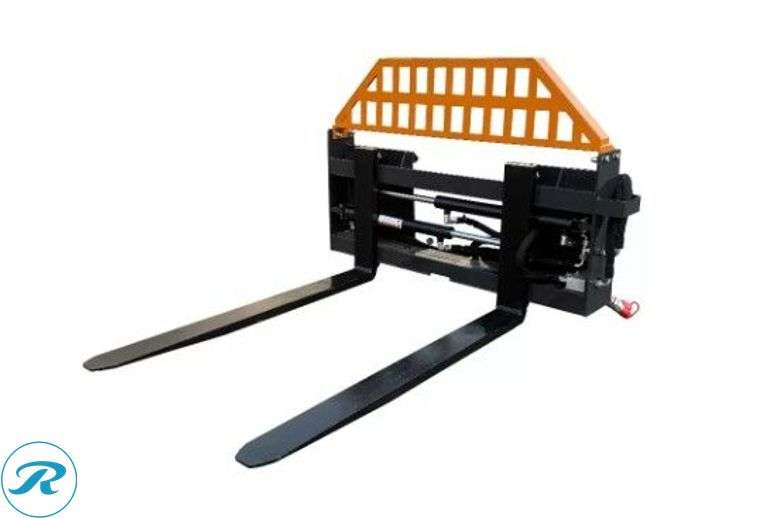 New Land Honor HPF-11-3000G Hydraulic Side Shift Fork Attachment To Fit Skid Steer Loader, 42" Forks - Roller Auctions