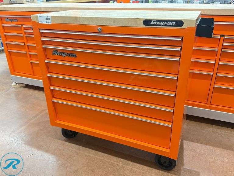 Snap-on KRA4107FPJK 7-Drawer Worktop Tool Chest on Casters, 40″