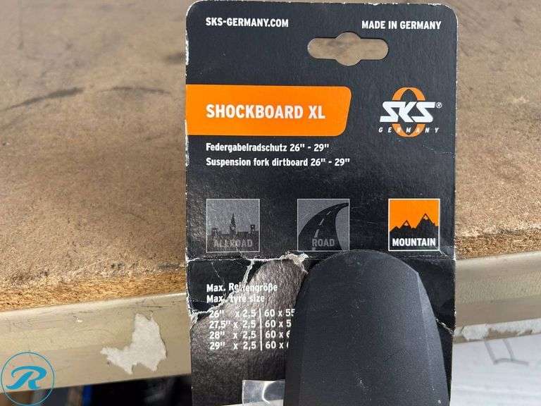 SKS Germany Shockboard XL and X-Blade Rear Bicycle Fender Set for 26”-29” Wheels - Roller Auctions